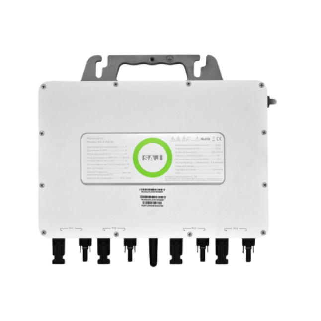 MICRO INVERSOR 2.25KW, MONOFASICO 220V-M2-2.25K-S4-SAJ