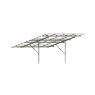 ESTRUTURA SOLO MESA DUPLA PARA - 8 (1134MM) OU 6 (1303MM) MODULOS - ISO 5 - PRATYC