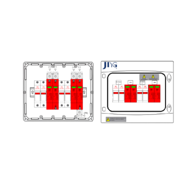 STRING BOX CC C/ BF 2 ENTRADAS/2 SAÍDAS (COM DPS)