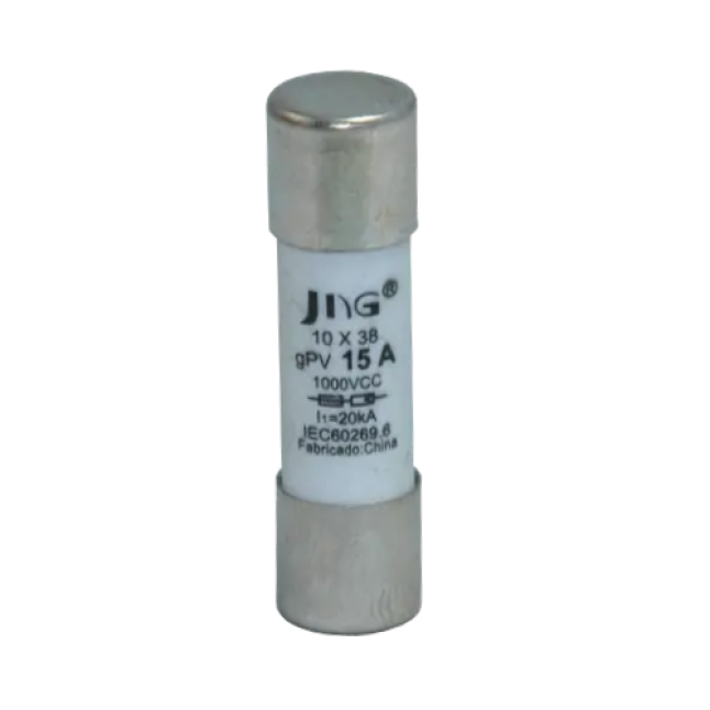 FUSIVEL TIPO CARTUCHO PV10X38 1000VCC - 15A